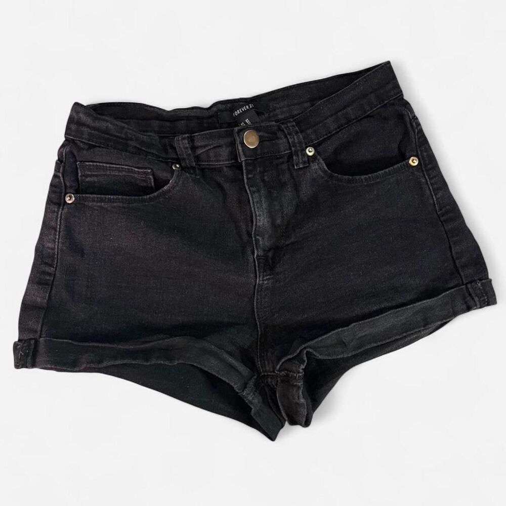Forever-21 Women's Black Shorts
